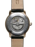 Herrenuhr, Automatik aus Edelstahl - Graues Zifferblatt -...