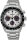 Herrenuhr, Solar-Chronograph aus Edelstahl - Weißes Zifferblatt - Seiko Modell: SSC961P1