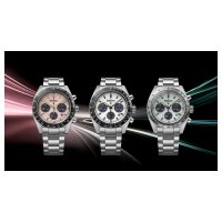 Herrenuhr, Solar-Chronograph aus Edelstahl - Mintfarbenes Zifferblatt - Seiko Modell: SSC965P1