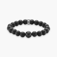 Herren Armband, Obsidian in Schwarz - THOMAS SABO Modell:...