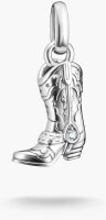 Charm-Anhänger Cowboystiefel Connect Silber