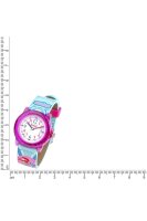 Scout Kinderuhr analog aus der Serie "Crystal" mit buntem Kunstlederband mit Meeres-Motiven und Quarzwerk