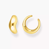 Earcuff in geschwungener Form vergoldet