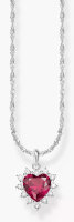 Kette mit Herz-Anhänger Romance Silber