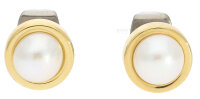 Boccia Ohrstecker 0594-02 Titan Gold plattiert mit...