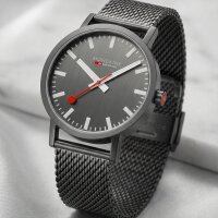 Classic, Grauer Edelstahl, 40 mm