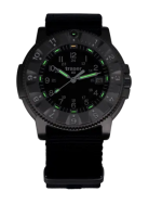 Herrenuhr mit schwarzem Zifferblatt - Traser Modell: 111832