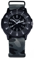 Herrenuhr, taktische Einsatzuhr, schwarzes Zifferblatt -...
