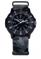 Herrenuhr, taktische Einsatzuhr, schwarzes Zifferblatt - traser Modell: 111831