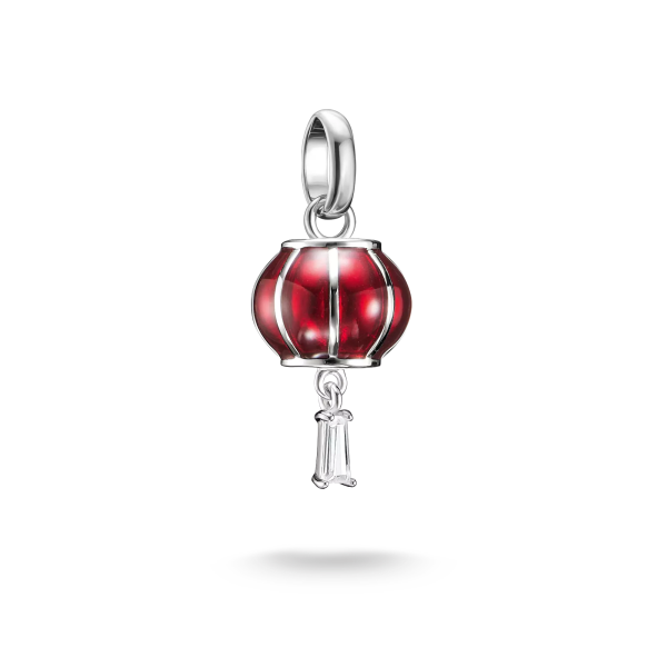 Charm-Anhänger Lampion Connect Silber
