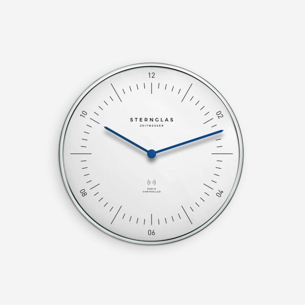 Wanduhr Naos weiß
