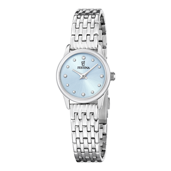 Festina Damenuhr, elegantes Design, blaues Zifferblatt - Festina Modell: F20749/3